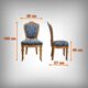 Paire de chaises en chêne, style Louis-Philippe, milieu XXème