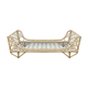 Rattan bench bed