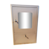 Armoire de toilette en métal vintage