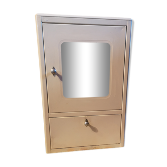 Vintage metal toilet cabinet