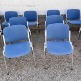 Série de 40 chaises de G. Piretti pour Castelli Anonima Castelli, Italie, années 1970