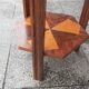 Gueridon old marquetry table old art deco vintage
