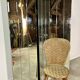 Vintage 80'S 3-panel beveled mirror screen