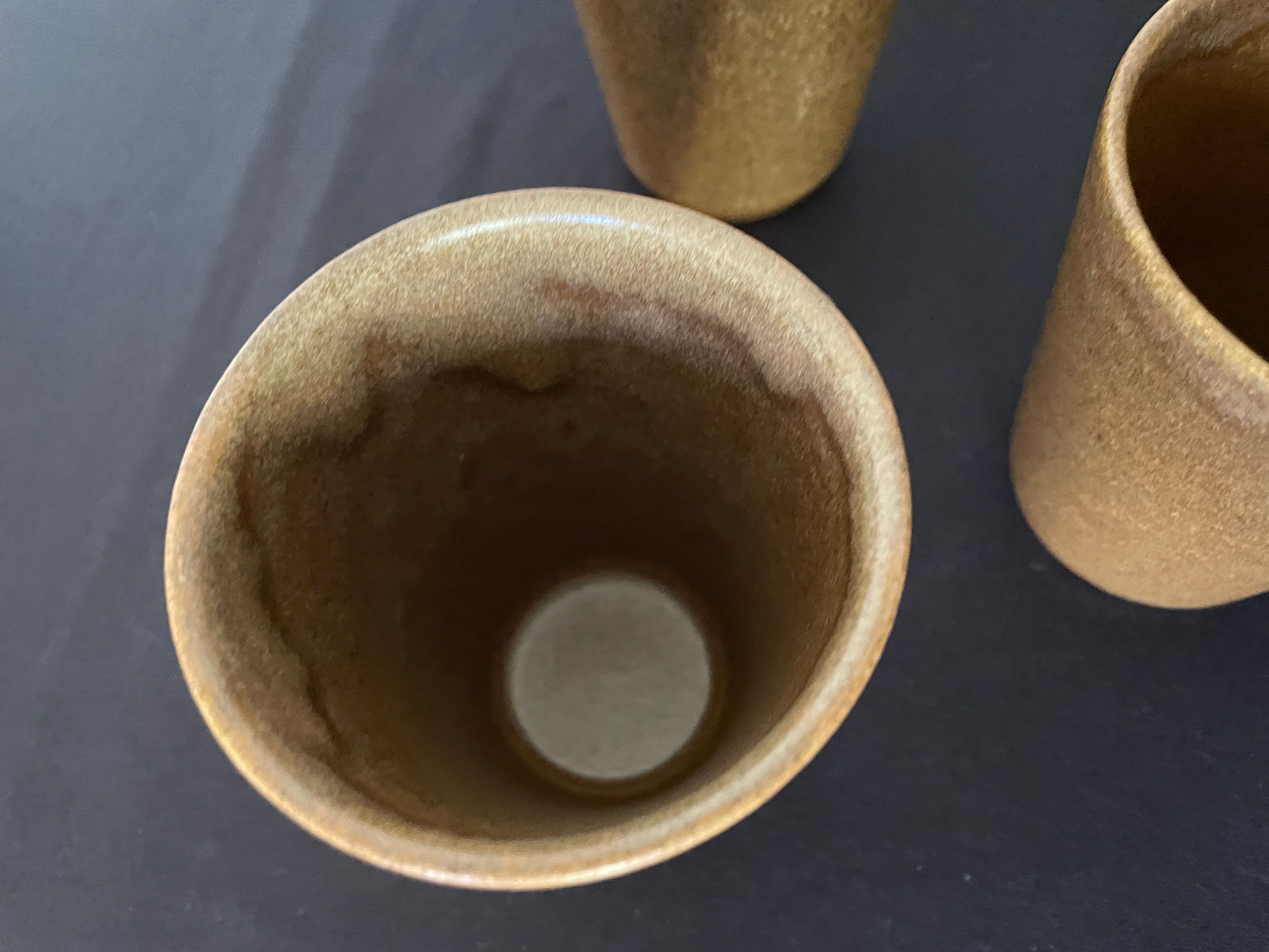 Digoin stoneware cups