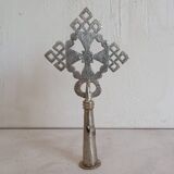 Petite croix de procession copte éthiopienne