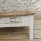 Distressed drawer coffee table, country farmhouse.