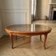 Oval coffee table