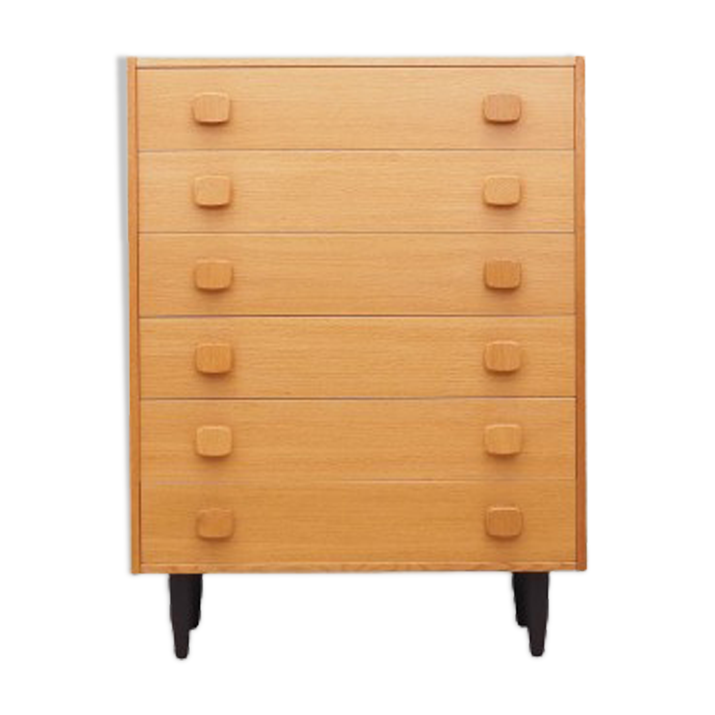 Commode en frêne, design danois, années 70, fabriqué au Danemark