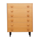 Commode en frêne, design danois, années 70, fabriqué au Danemark
