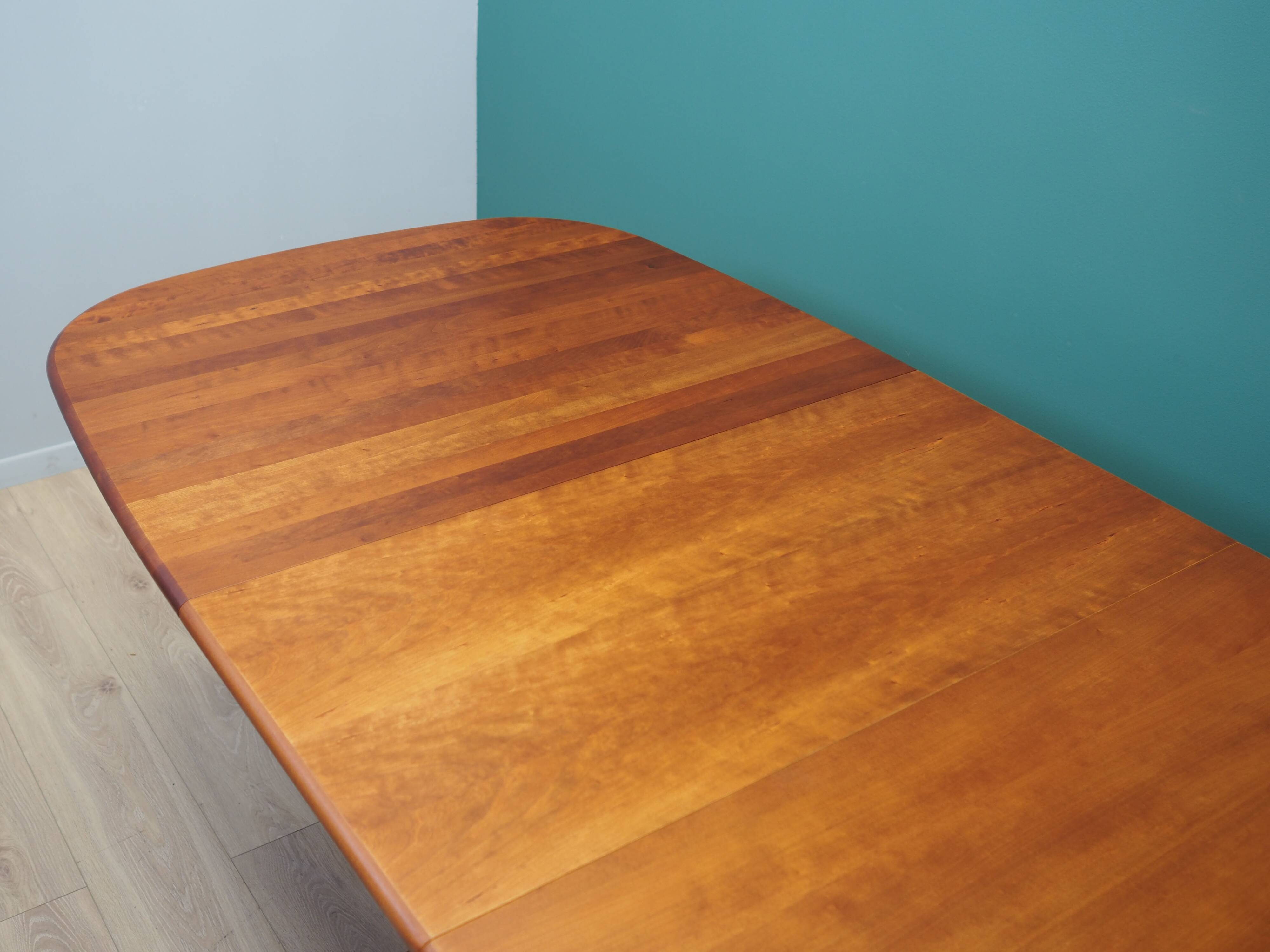 Cherry table, Danish design, 1970s, production: Denmark