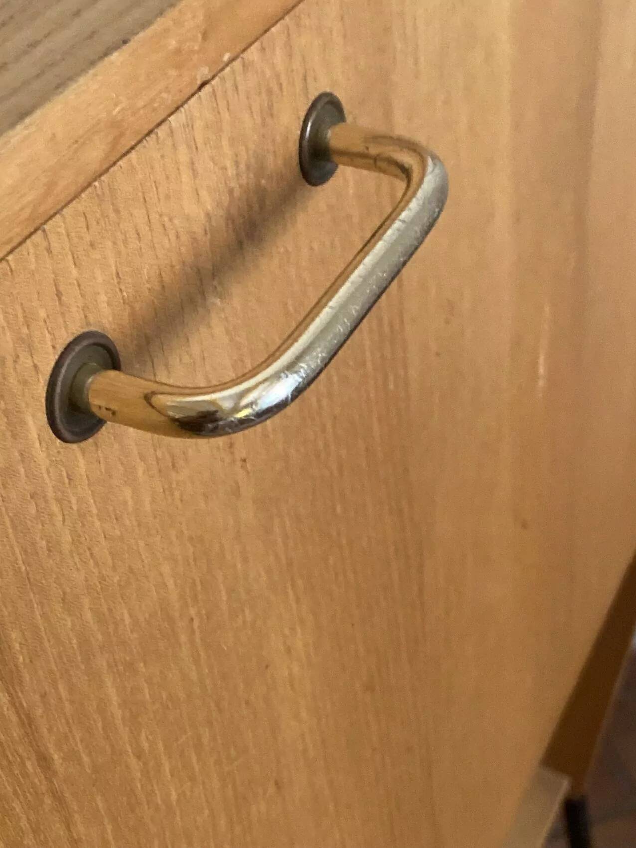 Wall-mounted secretary in the style of Jacques Hitier – 1960s