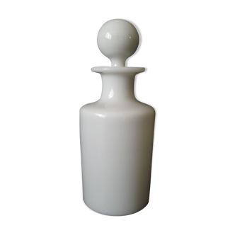 White opaline bottle