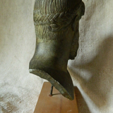 Statue grecque grec copie musée antiquité résine patine bronze zeus poséidon