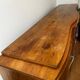 Art deco walnut grand buffet with display cabinet.
