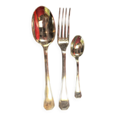 Christofle, Modèle América, Art Déco, Ménagère 37 pièces Métal Argenté