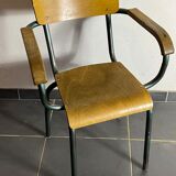 Teacher's desk and chair
