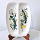 Partitioned plate in porcelain, dandelion model, Villeroy and Boch.