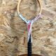 Ancienne raquette tennis super court junior bois