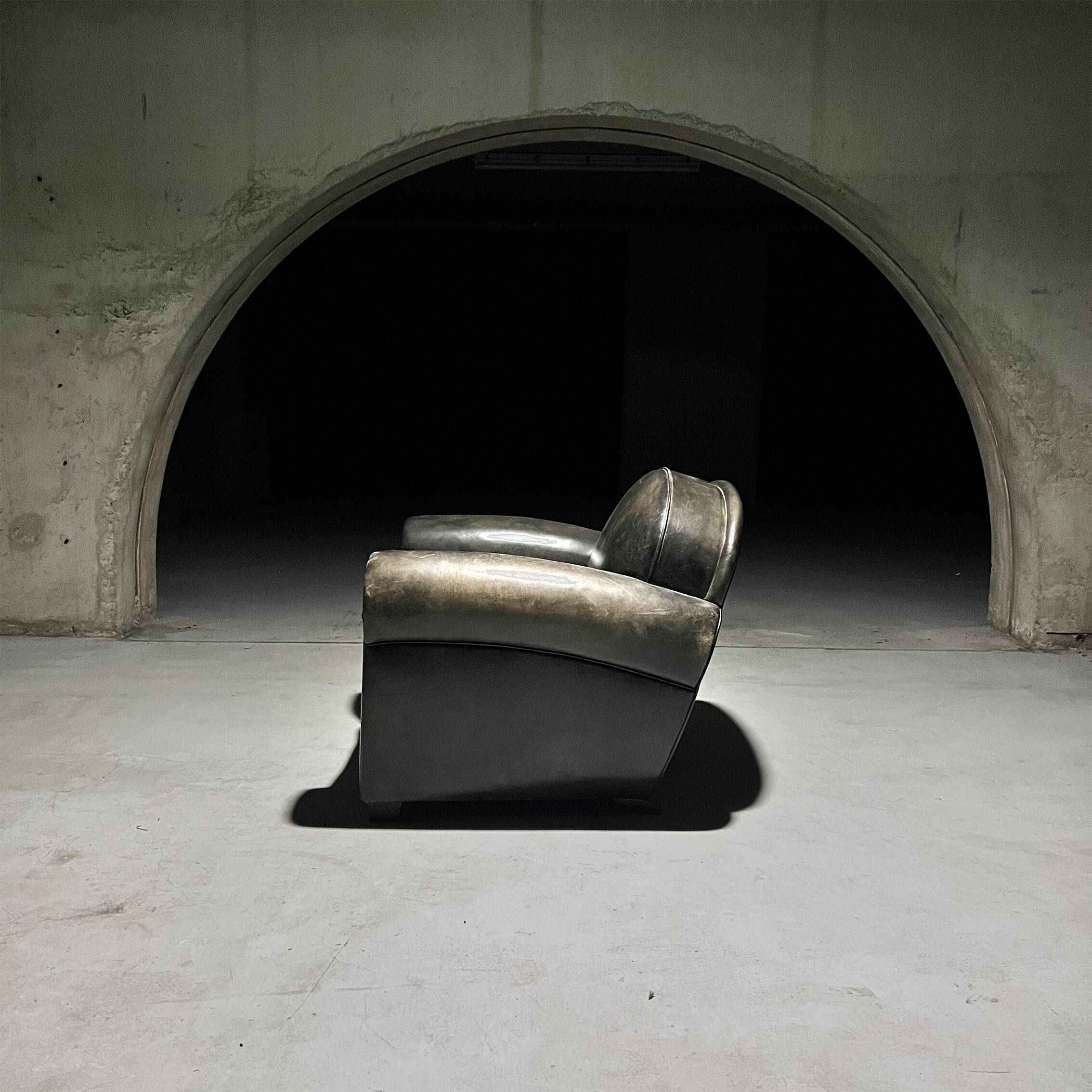 Art Deco Style Arm Chair by Bart van Bekhoven, 1970s