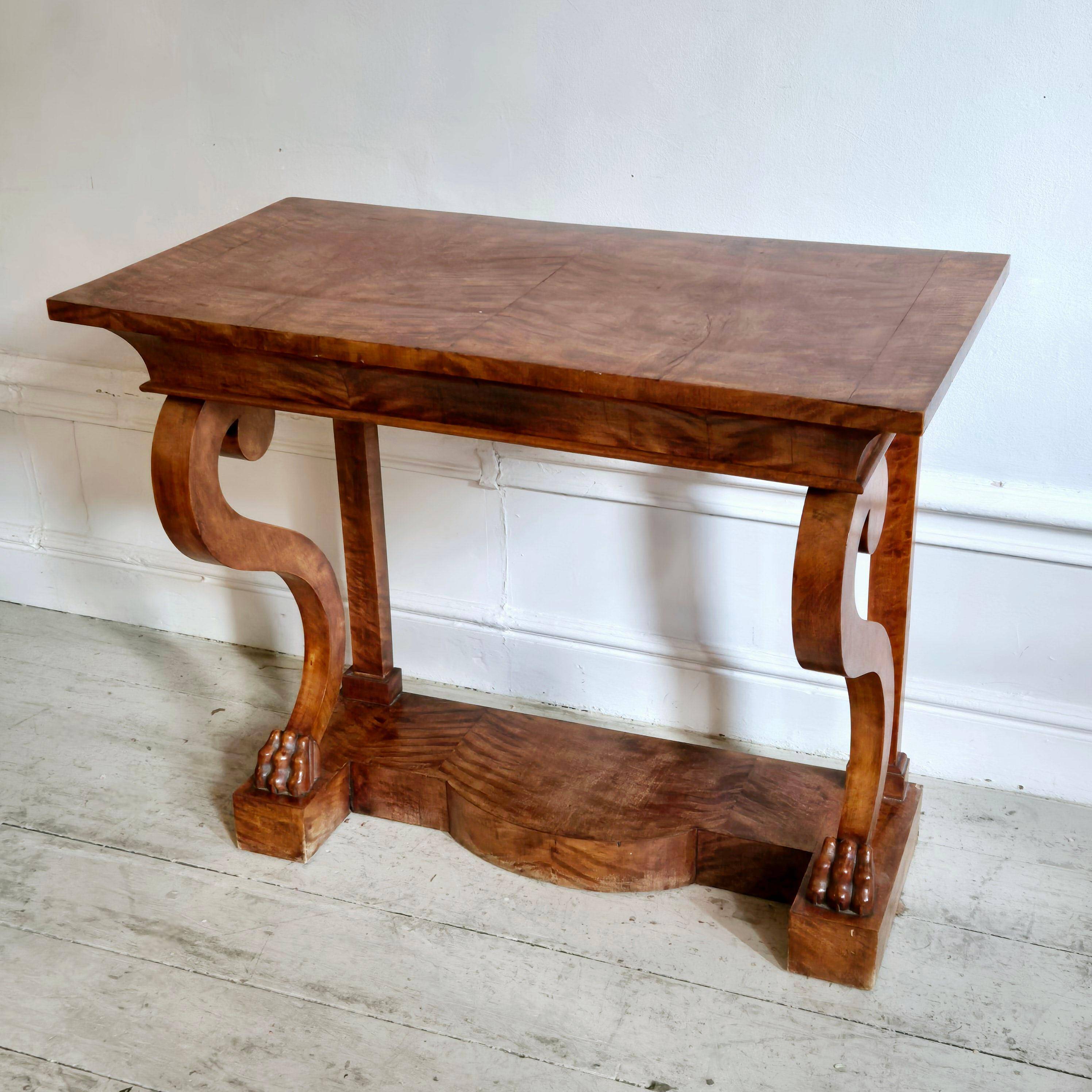 Exceptional Empire console / Karl Johan, Sweden, early 1800s