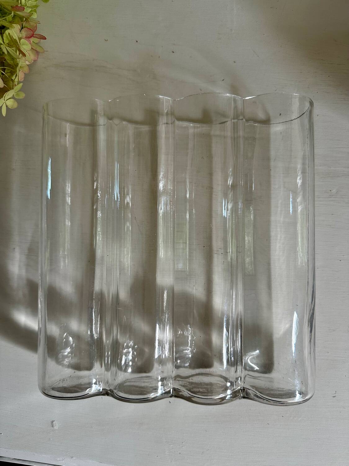 Glass tube vase