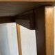 Tables gigognes vintage 1960 table basse d'appoint bois clair - 52 x 55 x 3