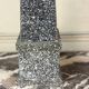 Pair of grey granite obelisks, circa 1980