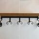Vintage wall coat rack
