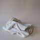 Antique white cotton tablecloth