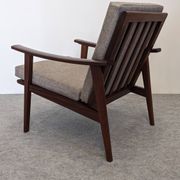 Fauteuil moderniste scandinave en teck, Danemark vers 1960