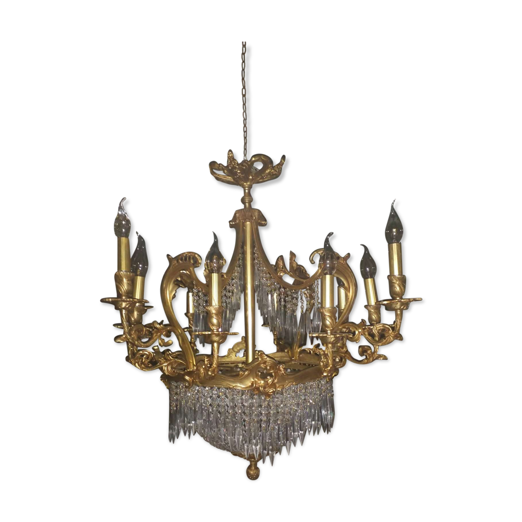 Lustre en laiton | Selency