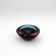 Sommerso Flavio Poli Murano 1960 Ashtray Bowl