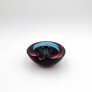 Sommerso Flavio Poli Murano 1960 Ashtray Bowl