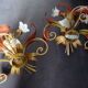 set Wall lamps Decor floral italy 36cm Paterno Franco