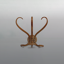 WOODEN WALL-MOUNT COAT RACK