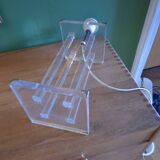 80s plexiglass lamp