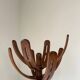 Vintage wooden ‘Cactus’ coat rack by Pallavisini