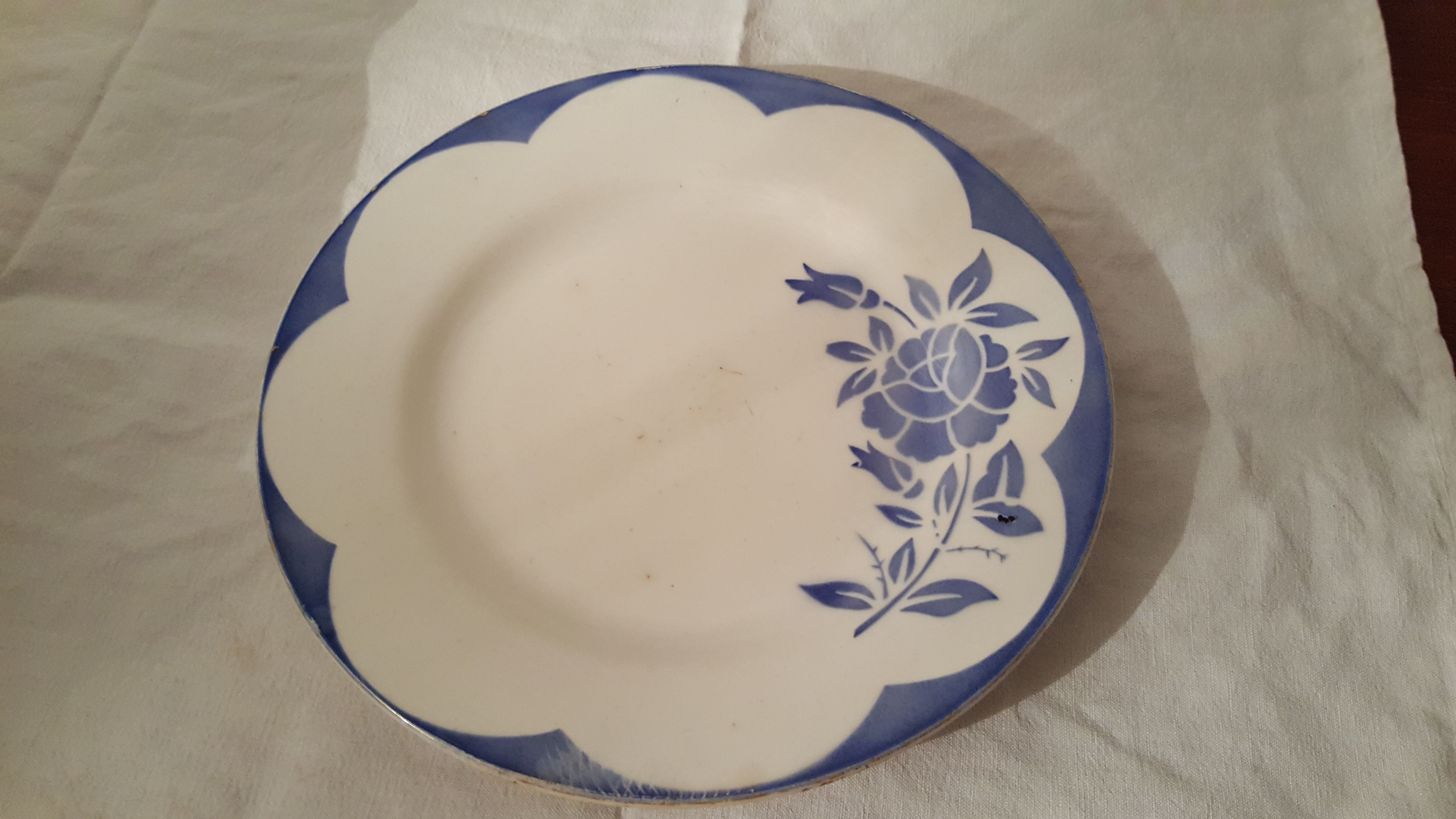 Corsica Digoin Sarreguemines Plates France