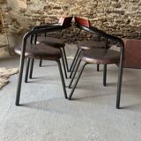 Set of 4 Stif armchairs