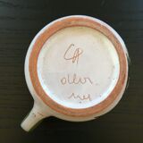 Pitcher hand painted décor