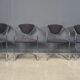 Vintage chrome dining chairs by Effezeta, 1970s - set of 4