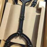 Cast iron and marble bistro table