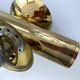 Vintage Glass Brass  Pendant Light, 1950s