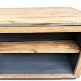 Double-sided display counter with 20 drawers