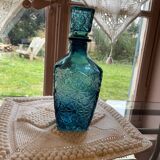 Blue glass bottle