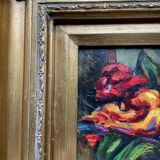 Peinture encadrée bouquet de fleurs
