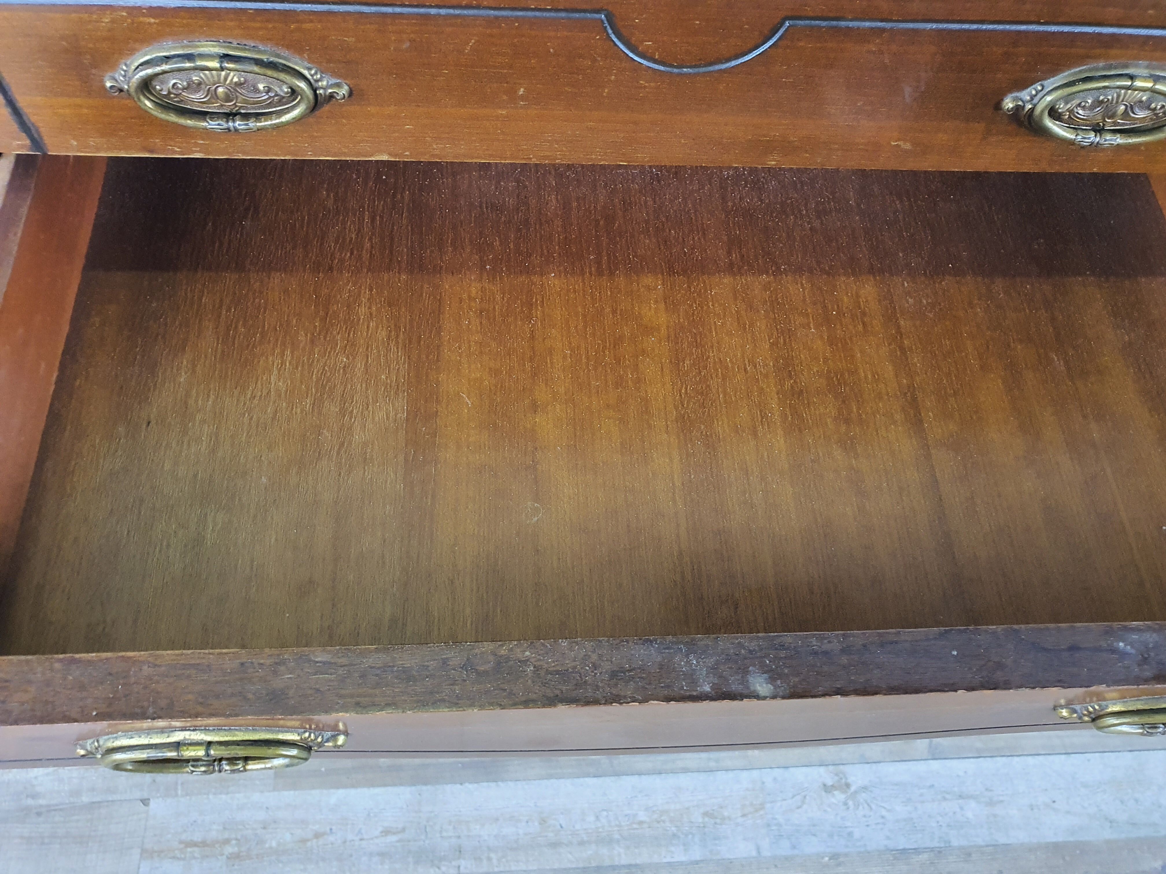 Pair of 1960s bedside tables with marble