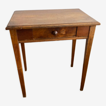 Bureau en bois ancien année 50