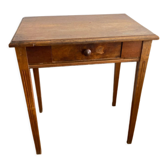 Bureau en bois ancien année 50