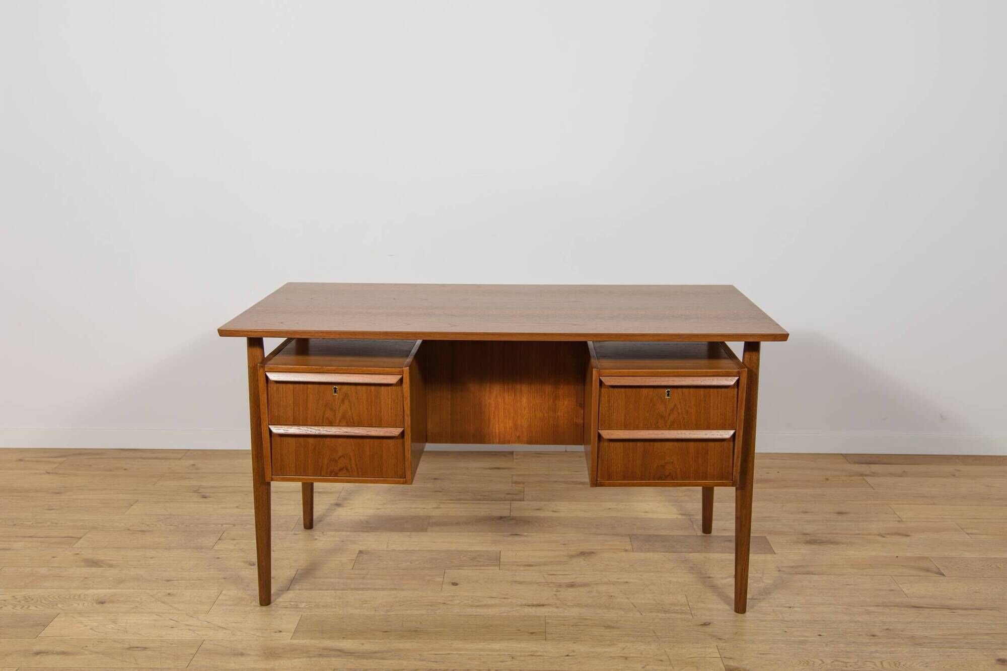 Mid-Century Teak Desk by Gunnar Nielsen Tibergaard, Denmark, 1960s